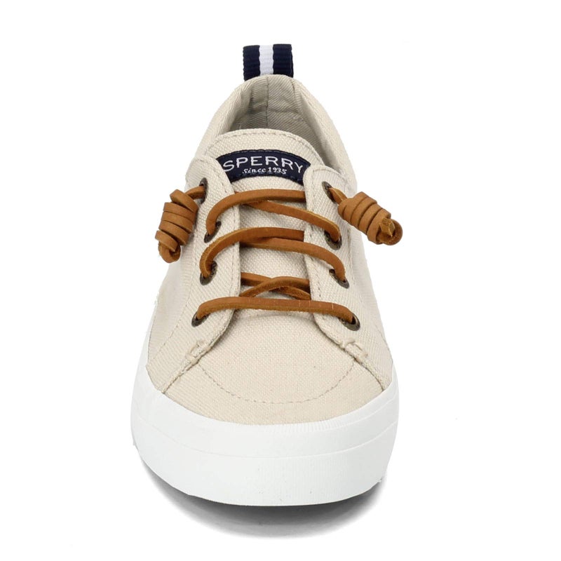 Sperry Womens Crest Vibe Linen Sneaker, Oat, 9 - Image 5
